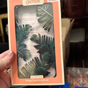Sonic Clear and Monstera Leaf iPhone 14 Pro Max Case NIB